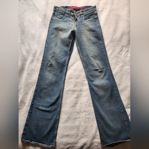 Low Rise Flared Jeans
